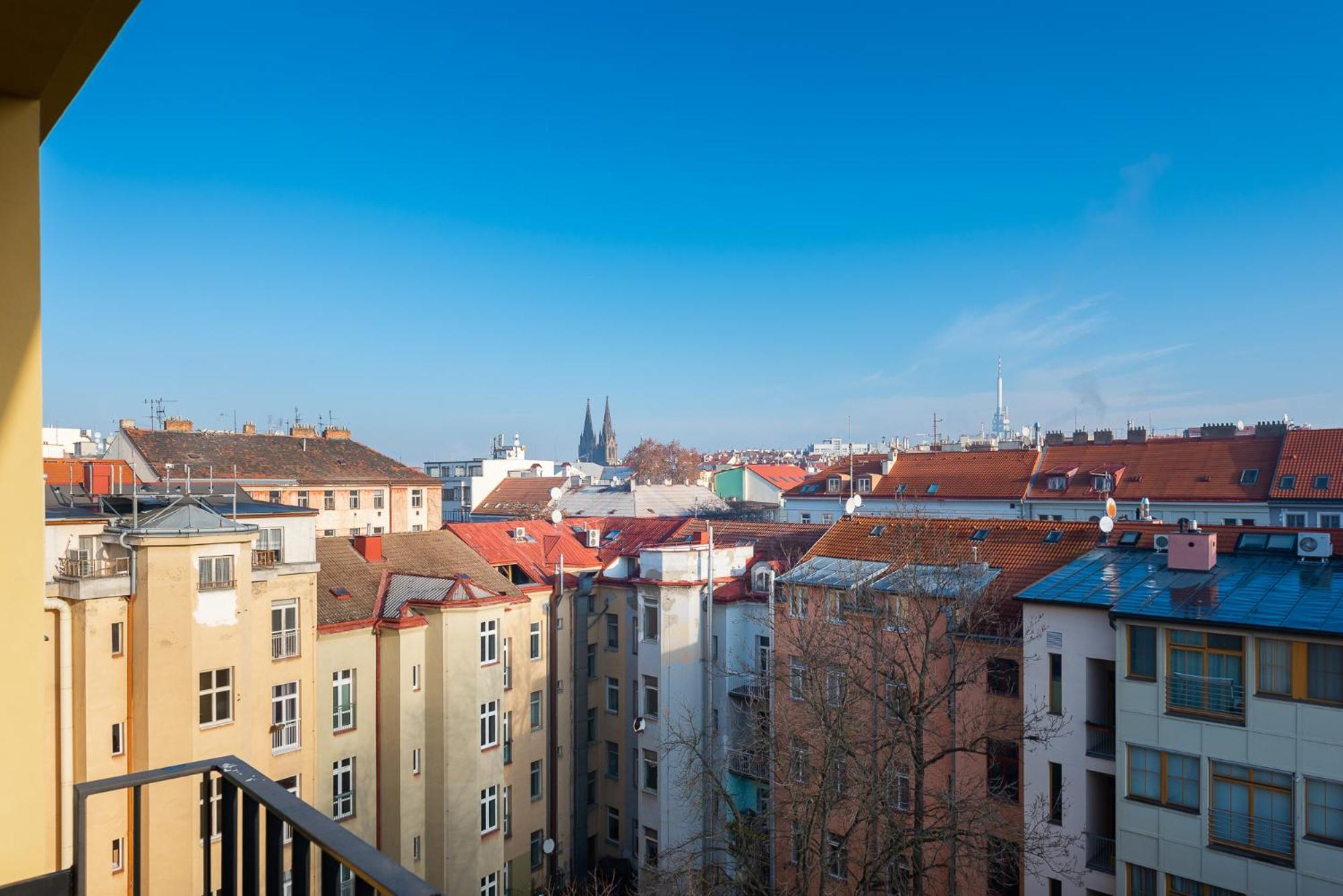 Sunny Safron Apartment Prága Kültér fotó