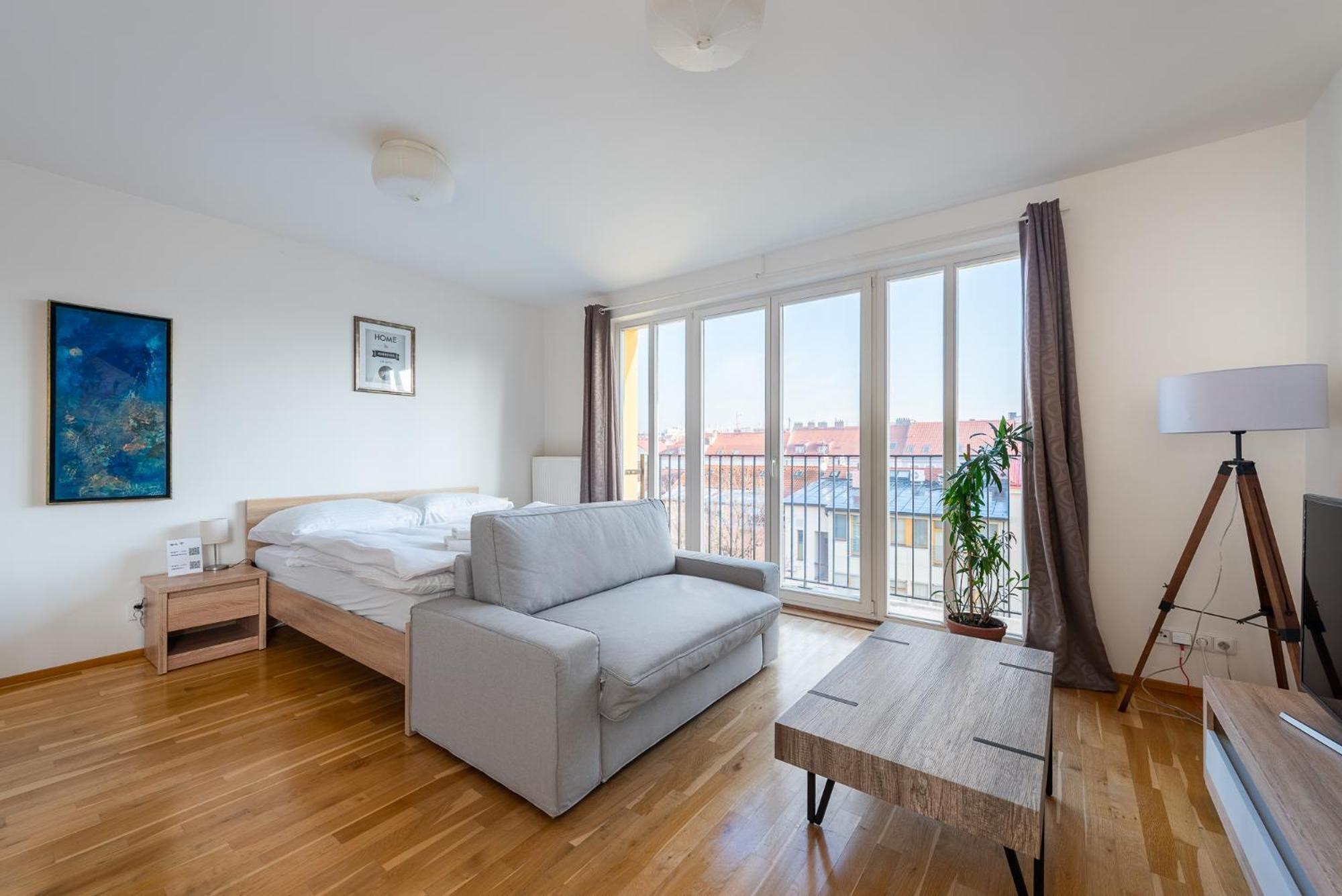 Sunny Safron Apartment Prága Kültér fotó